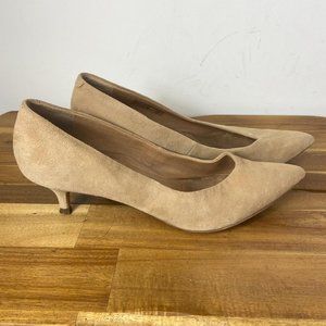 Vionic Josie heels Sand suede Pumps 9.5